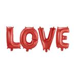 Ballonnen Letter Set Love Rood 41cm, Verzenden, Nieuw