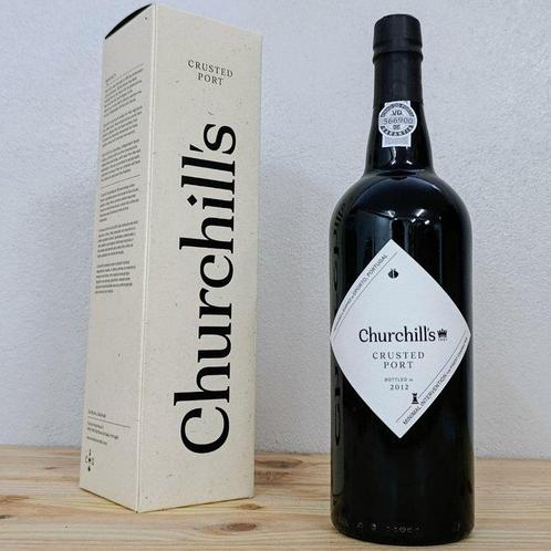 Churchills 2012 Bottled - Crusted Port - Douro - 3 Flessen, Verzamelen, Wijnen