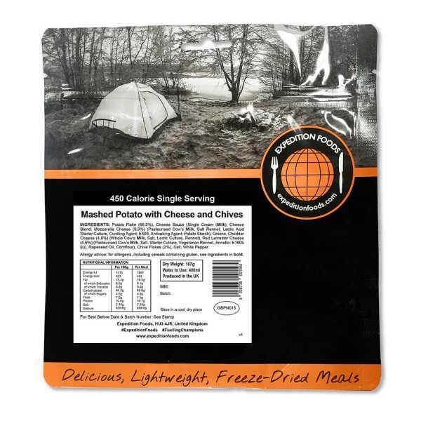 Aardappelpuree met Kaas en Bieslook - Expedition Foods, Diversen, Levensmiddelen