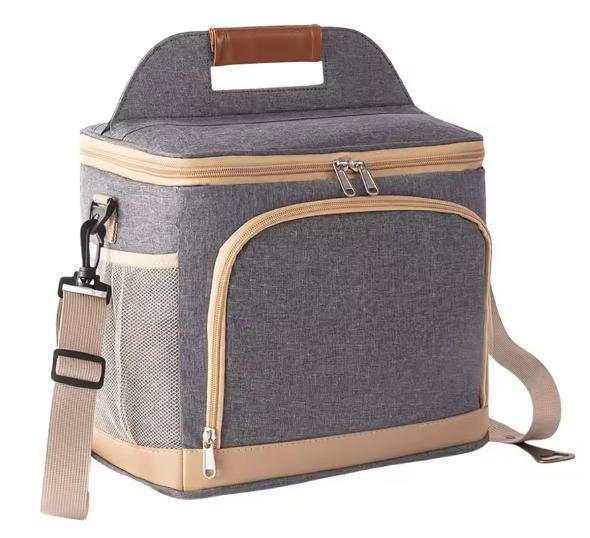Geïsoleerde Lunchtas met Riem voor Voedsel Picknicken Outdoo, Hobby en Vrije tijd, Picknickmanden, Nieuw, Verzenden