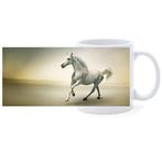Beker - Paard Wit Arabier NIEUW, Huis en Inrichting, Keuken | Servies, Ophalen of Verzenden, Nieuw