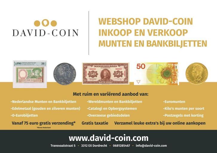 Inkoop en verkoop Munten en Bankbiljetten verzamelingen, Postzegels en Munten, Munten | Nederland, Losse munt, Overige waardes