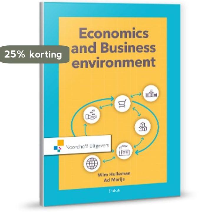 Economics and business environment 9789001889432 A.J. Marijs, Boeken, Schoolboeken, Zo goed als nieuw, Verzenden