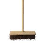Benson Straatbezem - Houten Steel - Natuurvezel Haren - 4..., Ophalen of Verzenden, Nieuw