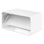 Kunststof terugslagklep voor kanaal 110 x 55mm, Verzenden, Nieuw