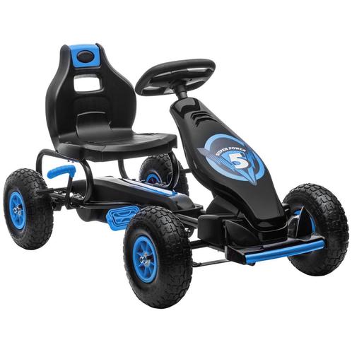 TRUUSK Gokart Kinderwagen Blauw Zwart Met Verstelbare Zitpla, Kinderen en Baby's, Speelgoed | Buiten | Skelters, Nieuw, Verzenden