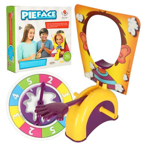 Pie Face Party Game Taart in het Gezicht Gezelschapsspel -, Hobby en Vrije tijd, Gezelschapsspellen | Overige, Ophalen of Verzenden