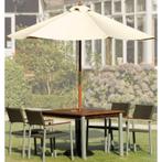 Parasol Creme Rond 3 meter Ø, Verzenden, Nieuw in verpakking