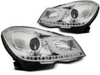Mercedes W204 2011 tot 2014 LEDtube koplamp unit Chrome, Nieuw, Mercedes-Benz, Verzenden