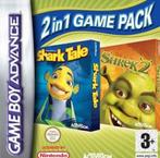 Shrek 2 + Shark Tale (GameBoy Advance), Spelcomputers en Games, Games | Nintendo Game Boy, Verzenden, Gebruikt