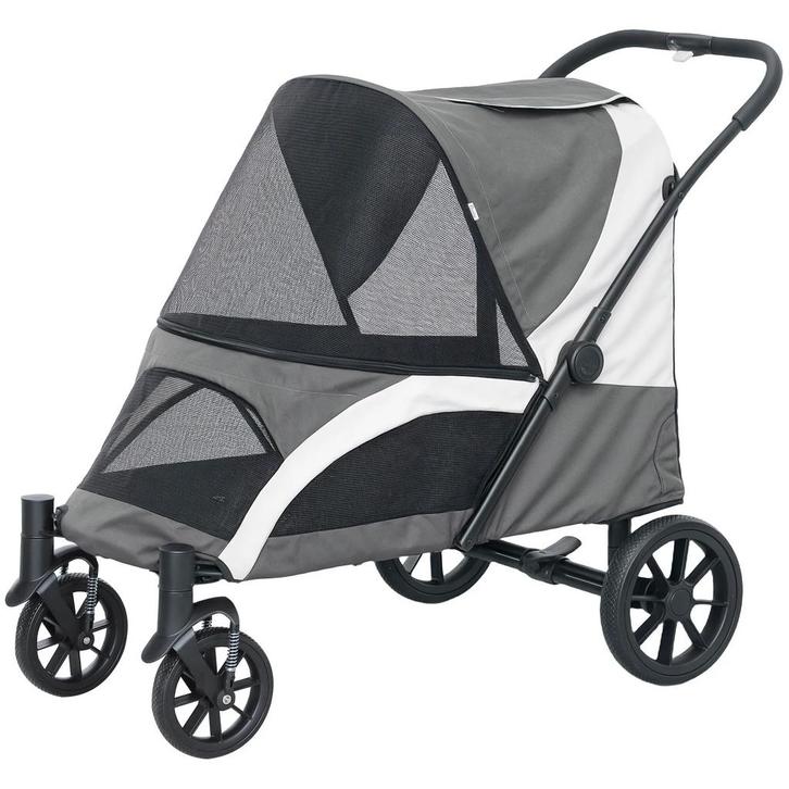 TRUUSK Opvouwbare Hondenbuggy en Kattenwagen - Voor Grote Ho, Dieren en Toebehoren, Honden-accessoires, Nieuw, Verzenden