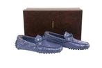 STEFANO RICCI RRP 3950€ Alligator Driving Loafers – Lilac, Nieuw