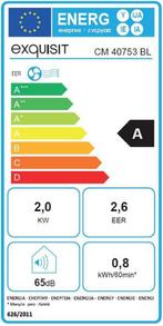 Exquisit CM40753BL - Mobiele Airco - Afstandsbediening -, Ophalen of Verzenden, Zo goed als nieuw