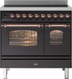 ILVE PDI096NE3/MG inductie fornuis - 2 ovens - 90 cm. - mat, Witgoed en Apparatuur, Fornuizen, Nieuw, 60 cm of meer, 5 kookzones of meer