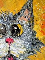 Laurent Pate (1970) - Mon rayon de soleil (chat abstrait)
