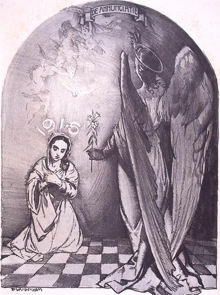 Spotprent over hoop op vrede in Europa (lijst optie), Antiek en Kunst, Kunst | Litho's en Zeefdrukken, Verzenden