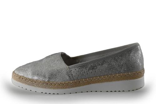 Rieker Instappers in maat 38 Zilver | 10% extra korting, Kleding | Dames, Schoenen, Overige kleuren, Zo goed als nieuw, Instappers