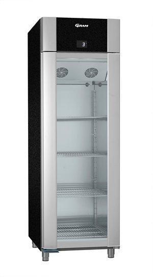 Gram RVS koelkast zwart met glazen deur | 2/1 GN | 610 liter, Zakelijke goederen, Horeca | Keukenapparatuur, Verzenden
