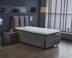 Opberg boxspring Birdybedd 90x200 Antraciet, Huis en Inrichting, Slaapkamer | Boxsprings, Verzenden, Nieuw, Overige kleuren, Modern