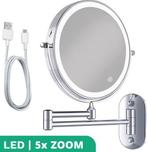 2dekans | Make Up Spiegel met LED Verlichting - 5X, Ophalen of Verzenden, Zo goed als nieuw