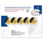 Duitsland 2 Euro Proof Set Thüringen 2022, Verzenden