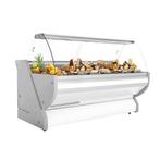 GGM Gastro | Koeltoonbank - 2500mm - met verlichting - Wit |, Witgoed en Apparatuur, Verzenden, Nieuw