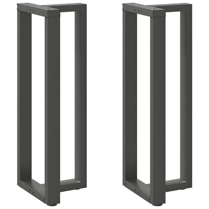 vidaXL Bartafelpoten 2 st T-vormig 50x35x(110-111) cm staal, Huis en Inrichting, Tafelonderdelen, Nieuw, Verzenden
