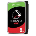 Seagate IronWolf 8TB 7200rpm 256MB, Computers en Software, Harde schijven, Verzenden, Zo goed als nieuw