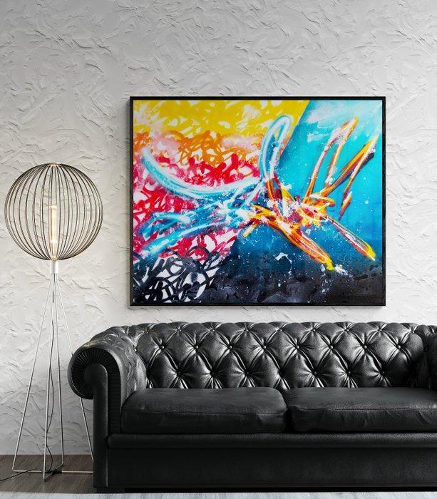 RAM - Graffiti . It´s all about Street Style - Xxl Size, Antiek en Kunst, Kunst | Schilderijen | Modern