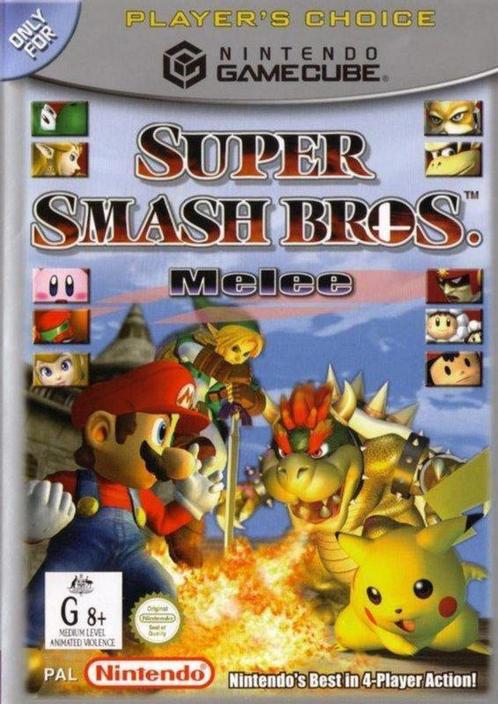 Super Smash Bros Melee (Gamecube Games), Spelcomputers en Games, Games | Nintendo GameCube, Zo goed als nieuw, Ophalen of Verzenden