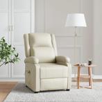 vidaXL Massagestoel kunstleer crèmekleurig, Verzenden, Nieuw