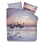 Presence Beachy Flamingos Dekbedovertrek 2-persoons (200 x