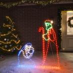 vidaXL Kerstfiguren Jozef en Maria met 264 LEDs 40x55 en, Diversen, Kerst, Verzenden, Nieuw