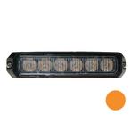 LED flitser 6-voudig compact Oranje, Auto-onderdelen, Verlichting, Ophalen of Verzenden, Nieuw