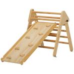 Houten Kinderklimset Met Driehoekige Ladder En Tweezijdige O, Verzenden, Nieuw