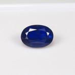 Blauw Saffier - 1.09 ct - nternational Colored Gemstone, Sieraden, Tassen en Uiterlijk, Edelstenen, Nieuw