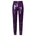 Pinko • paarse faux lakleren pantalon • XXS (IT38), Kleding | Dames, Nieuw, Pinko, Maat 34 (XS) of kleiner, Paars