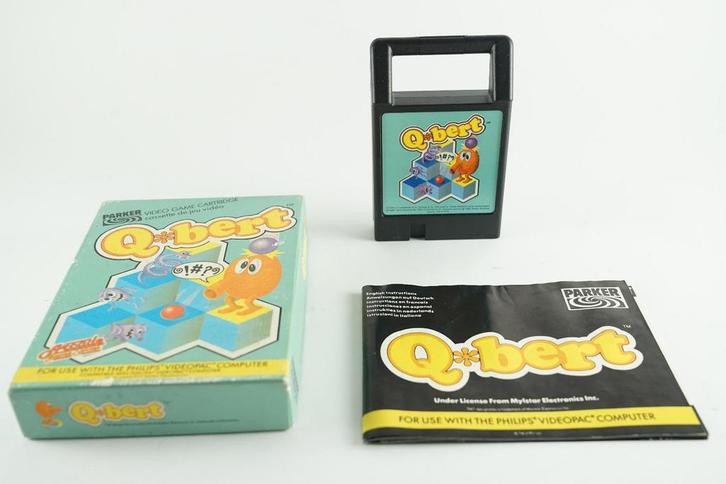Philips Videopac: Qbert Garantie & morgen in huis!, Computers en Software, Vintage Computers, Ophalen of Verzenden