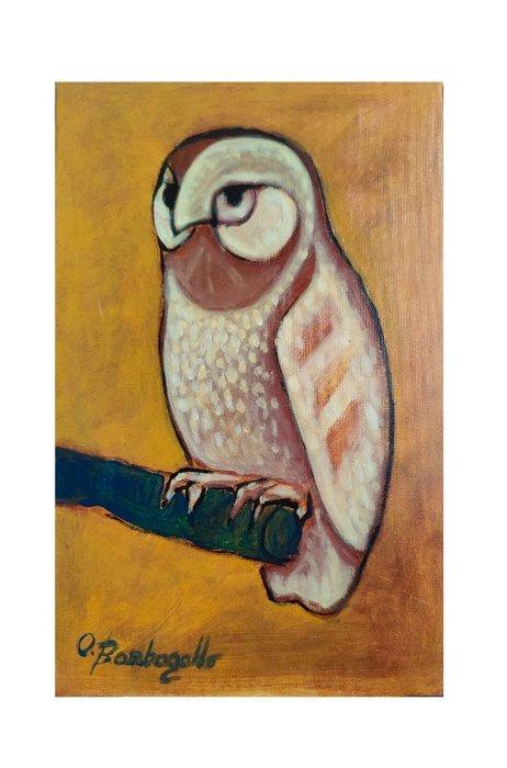 Orazio Barbagallo - CIVETTA 1, Antiek en Kunst, Kunst | Schilderijen | Modern