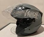 Jethelm (Grijs) met vizier en zonnebril Westt Maat L (59-60), Ophalen of Verzenden, Nieuw