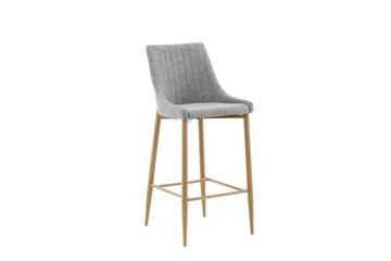 Barkruk - 75 cm - Ellis - Lichtgrijs - Jörn, Huis en Inrichting, Barkrukken, Verzenden