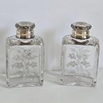 John Samuel Hunt 1785-1865 - Parfumfles (2) - parfumfles -, Antiek en Kunst