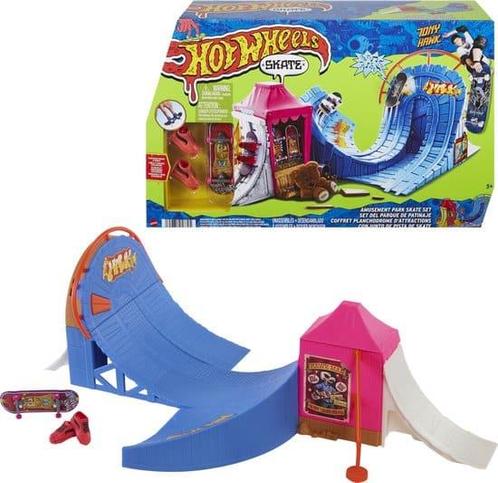 Hot Wheels Skate Pretpark Skate Set - Speelset fingerboard -, Kinderen en Baby's, Speelgoed | Overig, Zo goed als nieuw, Ophalen of Verzenden