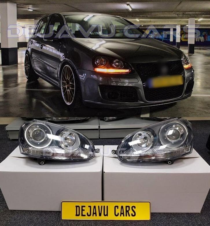 GTI R32 Xenon Look Koplampen voor Volkswagen Golf 5 Jetta 3, Auto diversen, Tuning en Styling, Ophalen of Verzenden