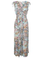 Maxi Jurk Paisley Lichtblauw, Kleding | Dames, Jurken, Verzenden, Nieuw