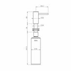 Quooker Zeepdispenser Nordic RVS, Doe-het-zelf en Verbouw, Sanitair, Ophalen of Verzenden, Nieuw