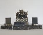 Inktpot - Encrier Sculpture art deco porte-plume inkwell, Antiek en Kunst