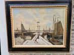 Willem Bastiaan Tholen (1860-1931) - Havengezicht Zuiderzee, Antiek en Kunst, Kunst | Schilderijen | Klassiek