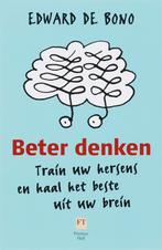 Beter denken 9789043015110 E. de Bono, Boeken, Verzenden, Gelezen, E. de Bono