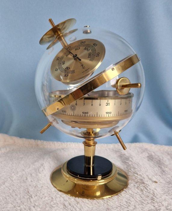 Huger / sputnik - Weerstation - plexiglas, messing, Antiek en Kunst, Antiek | Wandborden en Tegels